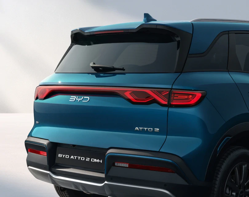 BYD ATTO 2 DM-i hátsó része